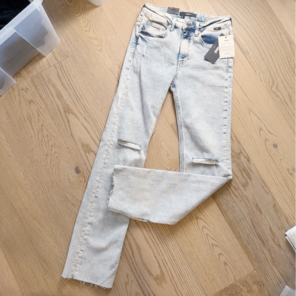 Mavi maria slit lt ripped recycled blue 26w 32L jeans